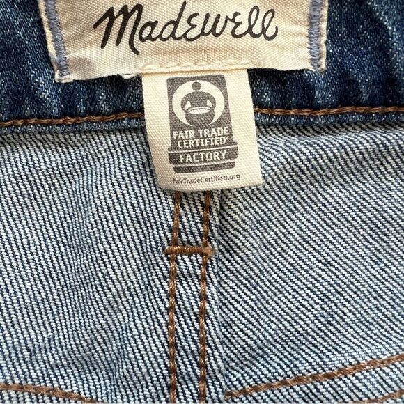 MADEWELL The Perfect Vintage Straight Leg Jeans Size 24 Medium Blue Wash Ankle - Picture 5 of 12